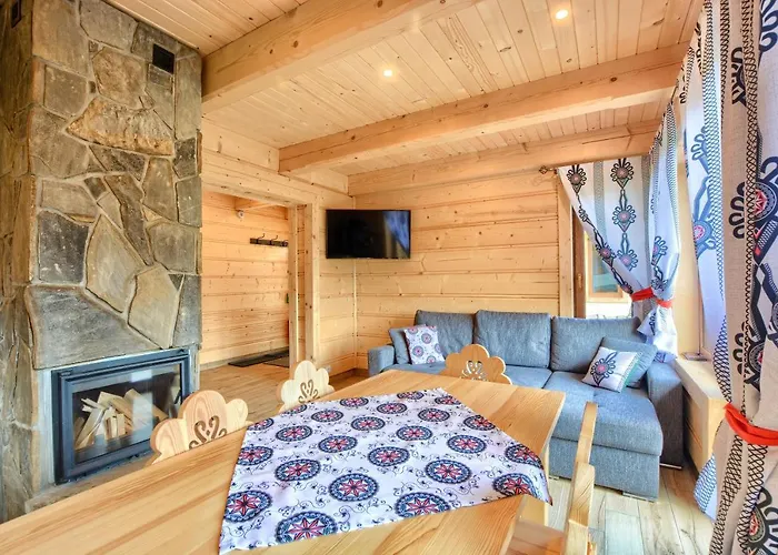 Domek alpejski Cicha Przystań Z Sauną I Gorącą Balią *